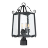 Designers Fountain Glenwood 4 Light Outdoor Post Lantern 94796-BK